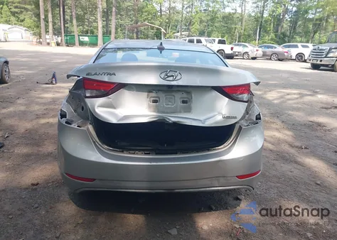 2014 Hyundai Elantra Limited from USA, damaged, VIN 5NPDH4AE3EH485174